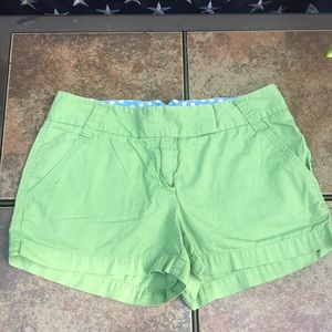 J Crew Green Short Bermuda’s